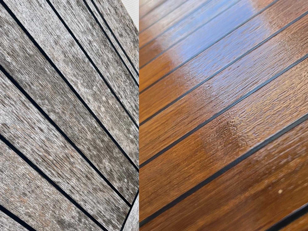 Teak sanding - Photo 02