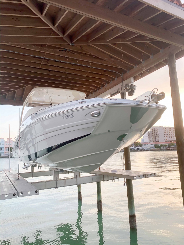Crownline Bow Rider 29ft. boat detailing portfolio