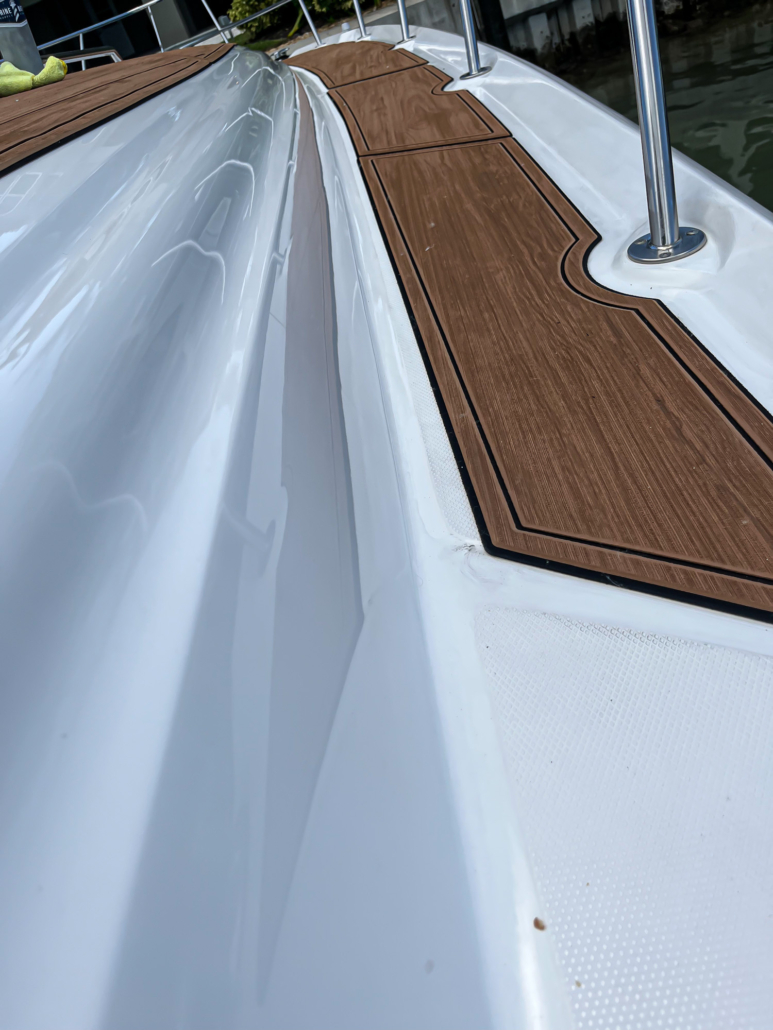 Sea Ray 51 boat detailing portfolio