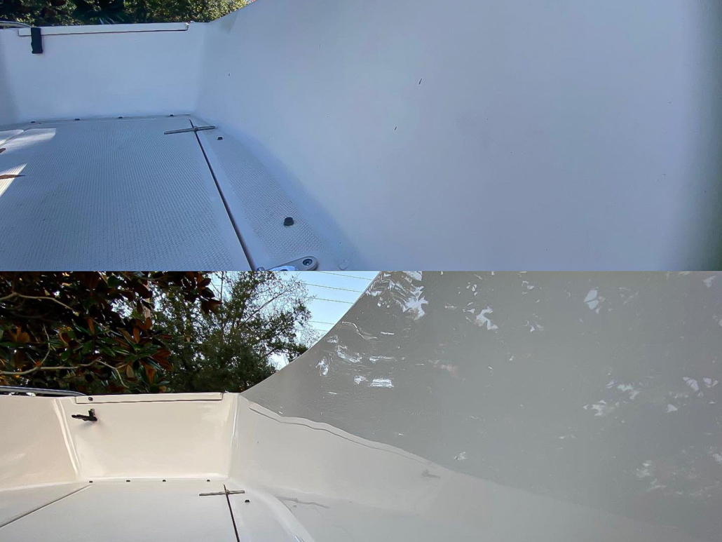 Sea Hunt 220 boat detailing portfolio