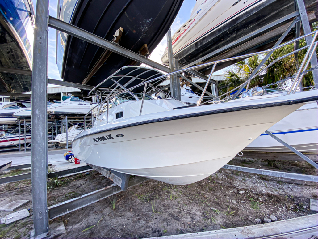 Hydra Sport 23 boat detailing portfolio