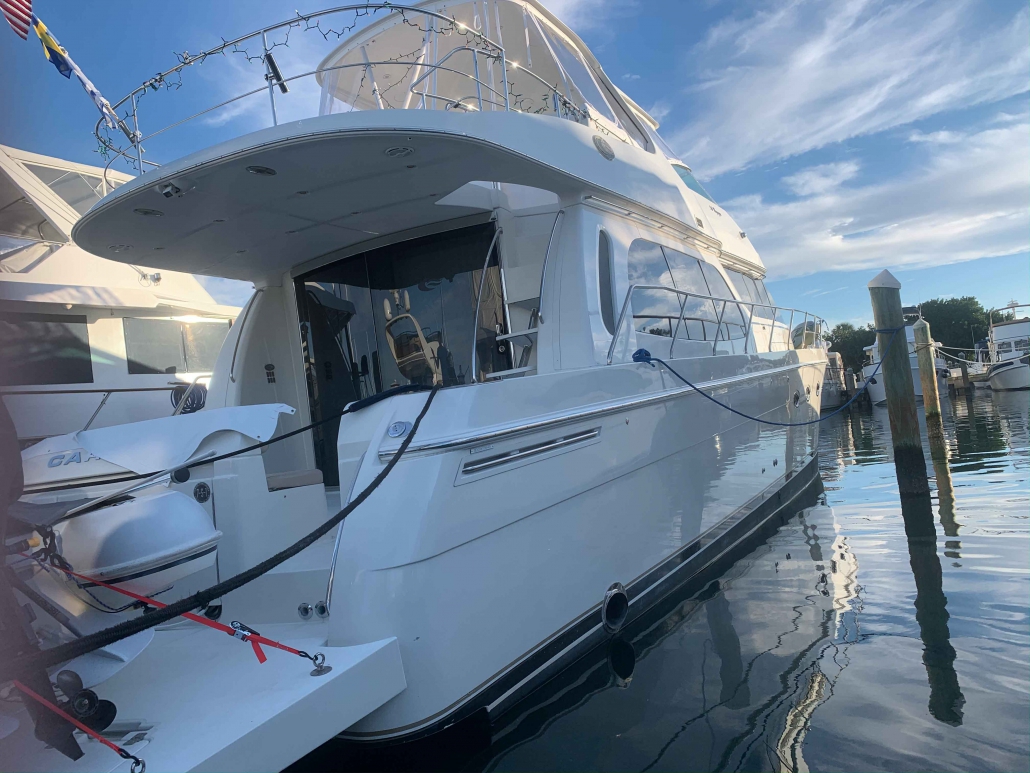 Carver 56ft. boat detailing portfolio