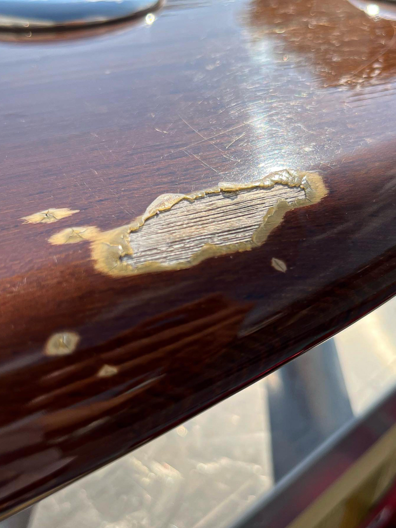 Rocket launcher restoration boat detailing portfolio