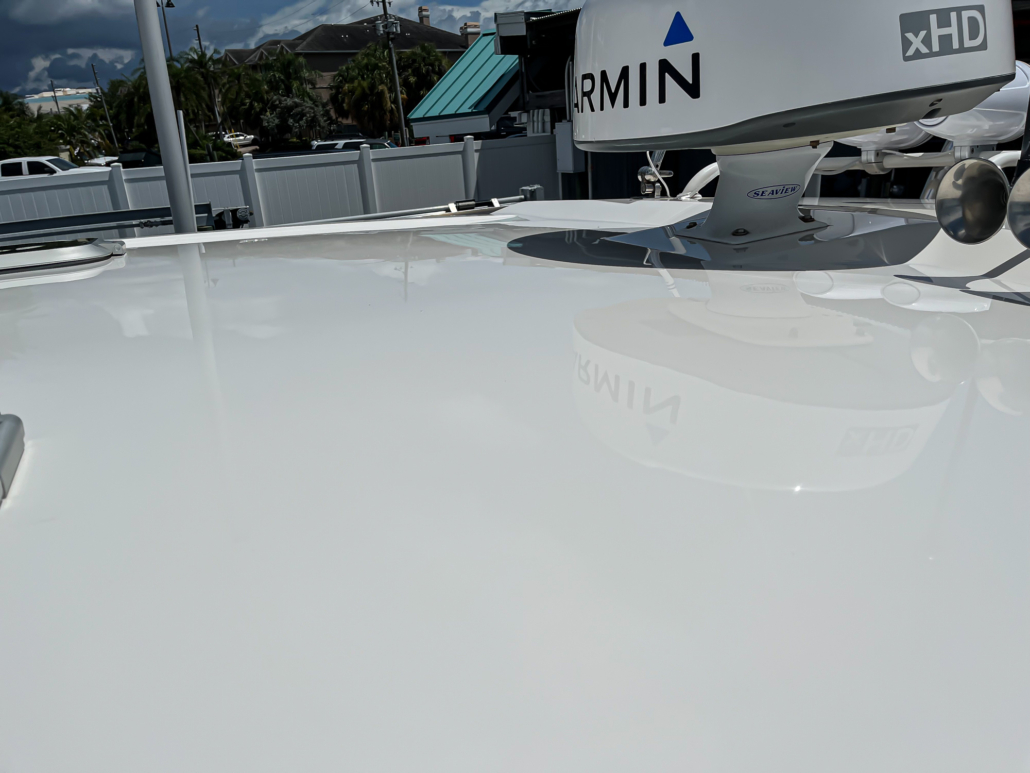 Pursuit 325 boat detailing portfolio