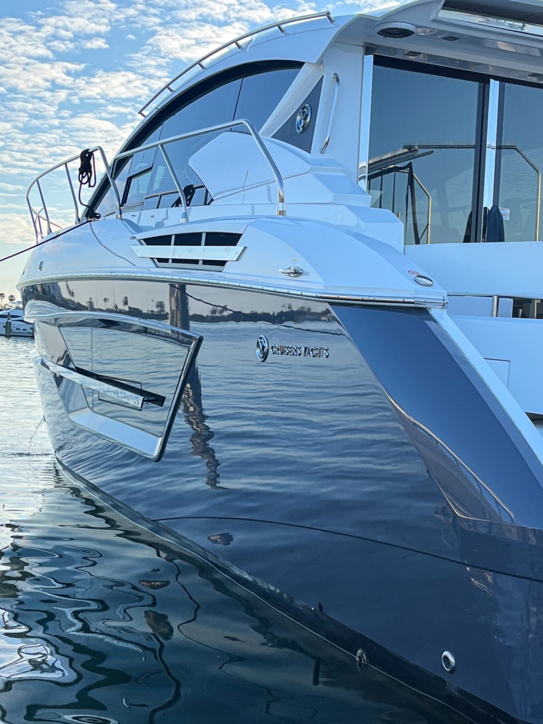 Cruiser 46 boat detailing portfolio