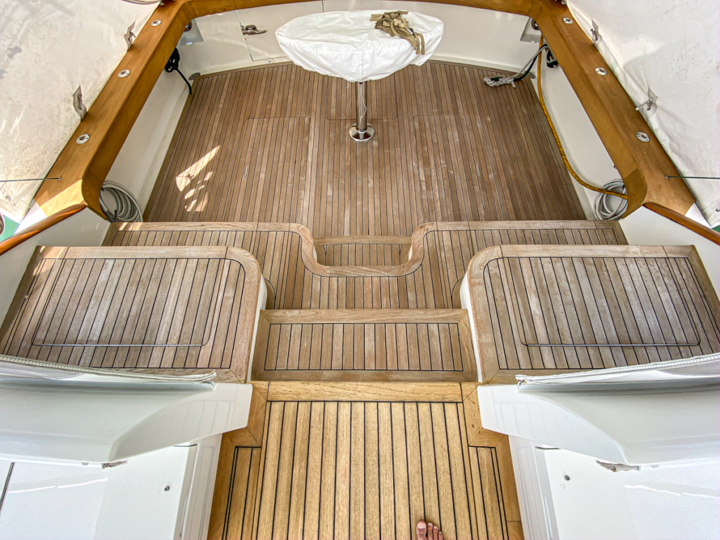 Garlington 49ft. boat detailing portfolio