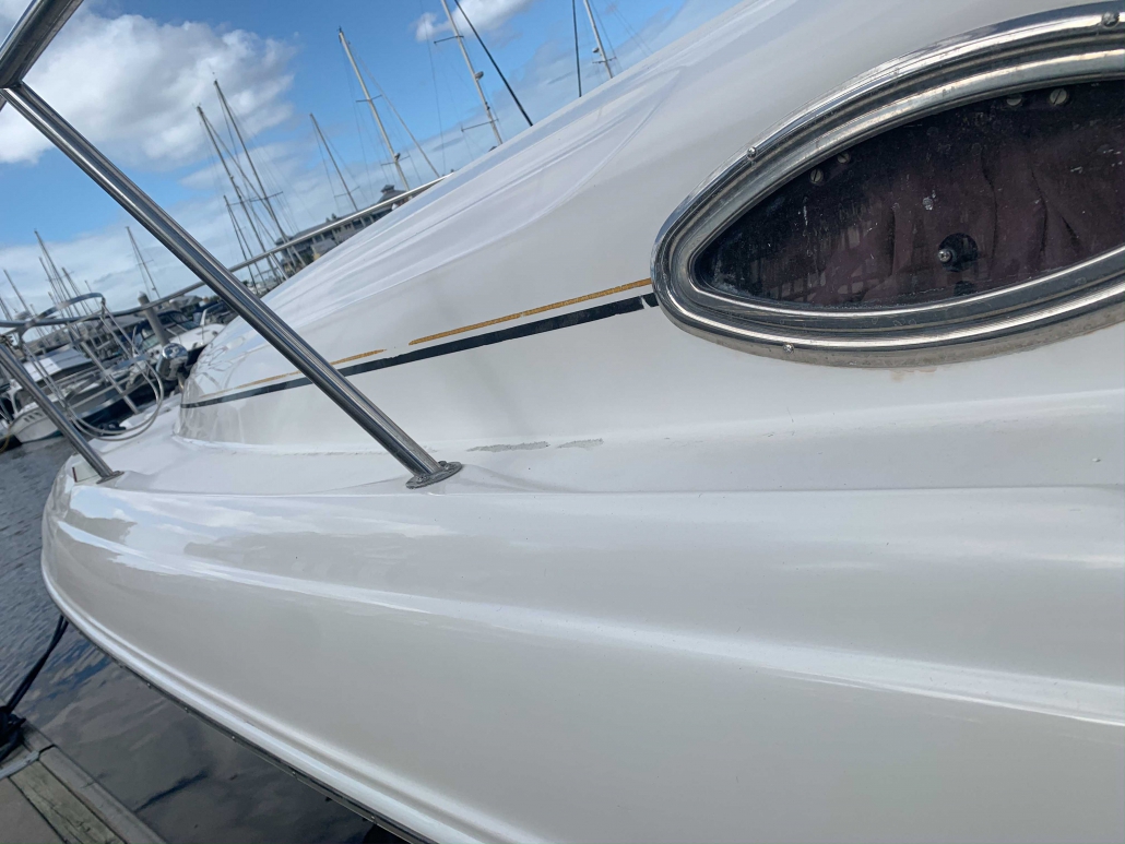 Sea Ray 340 boat detailing portfolio